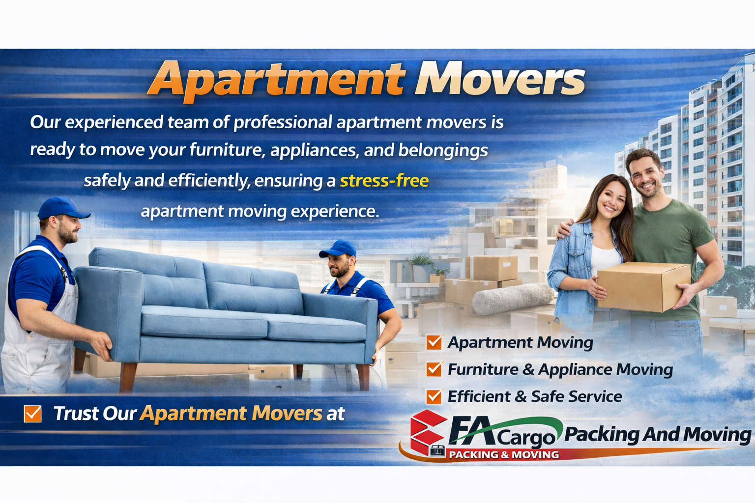 House movers in Dubai for apartments and family homes
